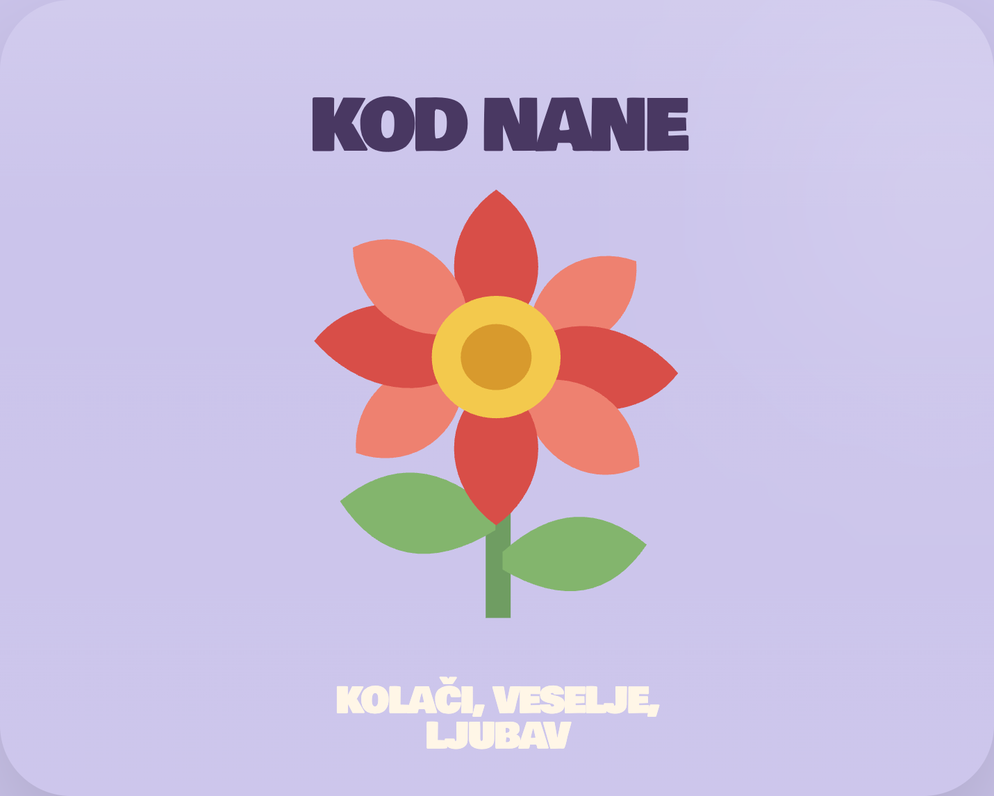 Naslovna stranica albuma 'Kod Nane'